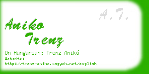 aniko trenz business card